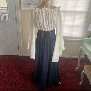 Scarlet Darkness High Waist Renaissance Skirt sz Large